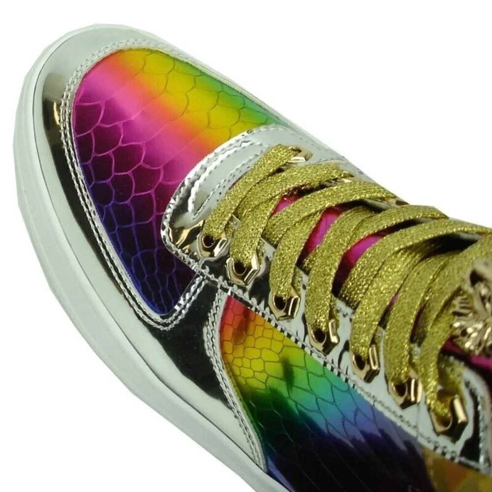 Aurelio‎ Garcia Encore Snake Hi Top Sneakers in US Size 9 New in Factory Box